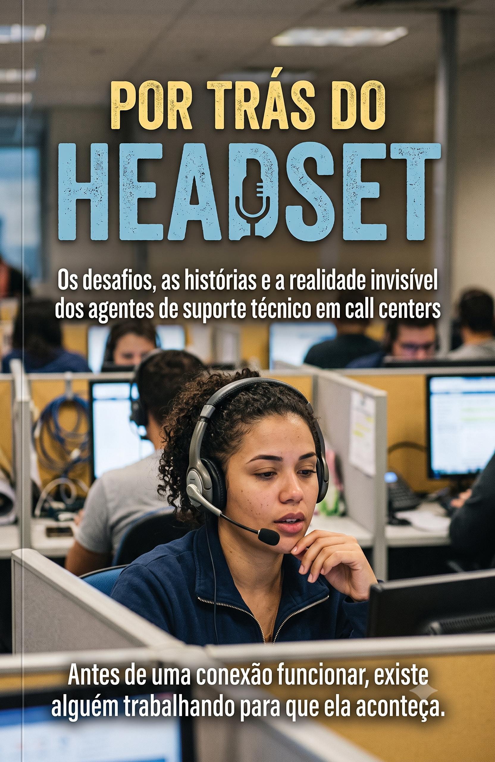 Capa do e-book Por Trás do Headset